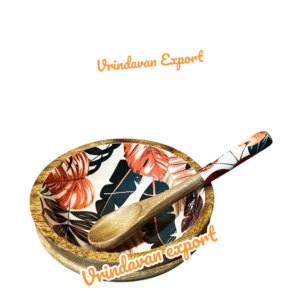 Deep Wooden Salad Bowl