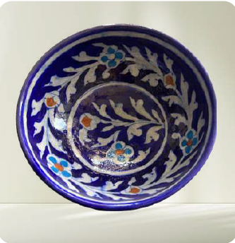 Blue Pottery Bowl